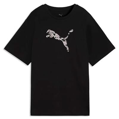 PUMA ESS grafiskt djur avslappnad t-shirt svart PUMA ESS grafiskt djur avslappnad t-shirt svart