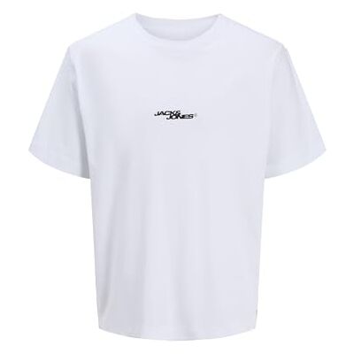 JACK & JONES herr Jcosago foto rygg t-shirt Ss crew neck, Ljus vit, XXL JACK & JONES herr Jcosago foto rygg t-shirt Ss crew neck, Ljus vit, XXL