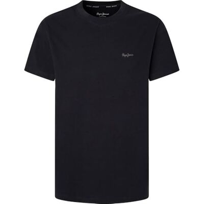 Pepe Jeans Connor T-shirt för män, svart (svart), M Pepe Jeans Connor T-shirt för män, svart (svart), M