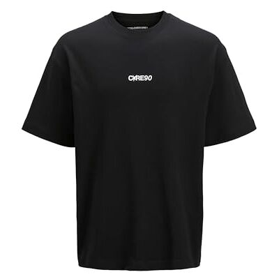 JACK & JONES Jcocnz Berlin grafisk t-shirt, svart, XL JACK & JONES Jcocnz Berlin grafisk t-shirt, svart, XL