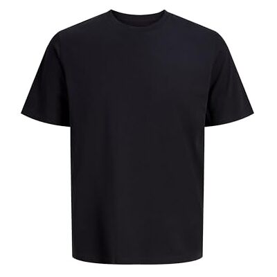 JACK & JONES Jjeorganic Basic Tee Ss O-neck Noos herr T-tröja, Svart (svart detalj: smal), XL JACK & JONES Jjeorganic Basic Tee Ss O-neck Noos herr T-tröja, Svart (svart detalj: smal), XL