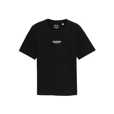 TOM TAILOR Denim T-shirt för män, 29999 Svart, XXL TOM TAILOR Denim T-shirt för män, 29999 Svart, XXL