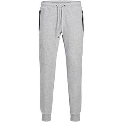 JACK & JONES Jpstwill Jjfusion Sweat Pants Nb Noos, Ljusgrå melange, L JACK & JONES Jpstwill Jjfusion Sweat Pants Nb Noos, Ljusgrå melange, L