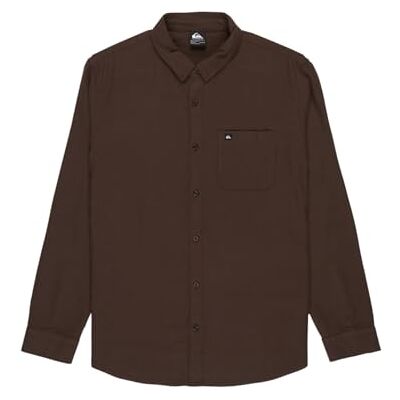 Quiksilver Tröja Motherfly Solid LS skjorta brun XL Quiksilver Tröja Motherfly Solid LS skjorta brun XL