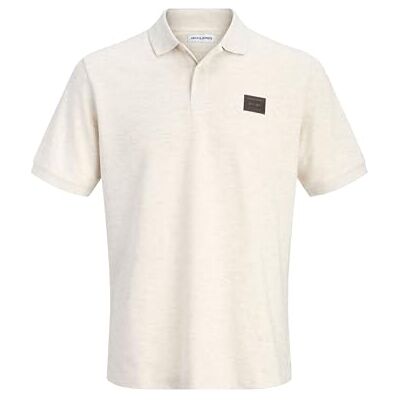 JACK & JONES Jjdaytona Polo Ss, Antik vit, L JACK & JONES Jjdaytona Polo Ss, Antik vit, L