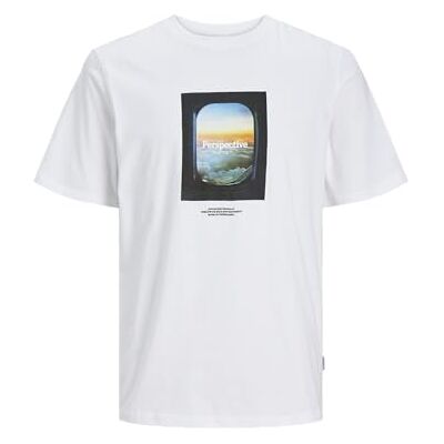 JACK & JONES JORLAFAYETTE Photo Tee SS Crew Neck, Ljus vit, XS JACK & JONES JORLAFAYETTE Photo Tee SS Crew Neck, Ljus vit, XS