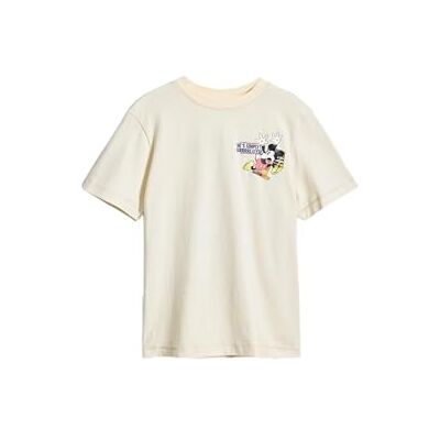 Desigual TS_Mood_Musse T-shirt för pojkar, Vit, 10 años Desigual TS_Mood_Musse T-shirt för pojkar, Vit, 10 años