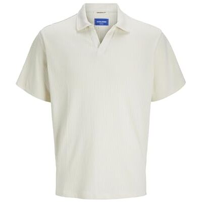 JACK & JONES Joracapulco Texture Polo Ss, Antik vit, L JACK & JONES Joracapulco Texture Polo Ss, Antik vit, L