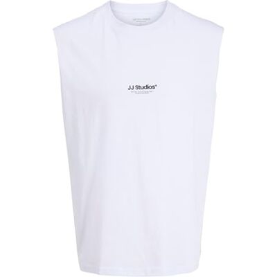 JACK & JONES Jjesoho ärmlös t-shirt Sn, Vit, XS JACK & JONES Jjesoho ärmlös t-shirt Sn, Vit, XS