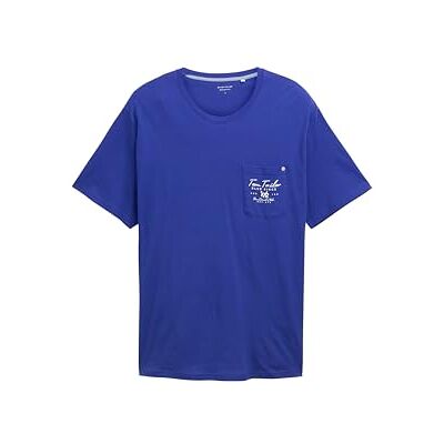 TOM TAILOR T-shirt för män, 25386 – Crest Blue, XS TOM TAILOR T-shirt för män, 25386 – Crest Blue, XS
