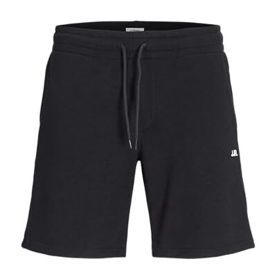 JJ REBEL Jrebgorm Reg Rebel Logo Sweat Shorts Sn, svart, L JJ REBEL Jrebgorm Reg Rebel Logo Sweat Shorts Sn, svart, L