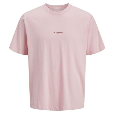 JACK & JONES Jortavira Poster Tee Ss Crew Neck, Tickled rosa, XS JACK & JONES Jortavira Poster Tee Ss Crew Neck, Tickled rosa, XS