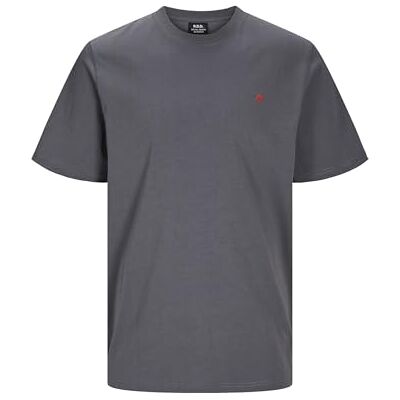JACK & JONES JACK&JONES Rddroad Crew Neck Tee S/S Noos, magnet, M JACK & JONES JACK&JONES Rddroad Crew Neck Tee S/S Noos, magnet, M