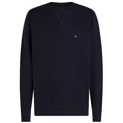 Tommy Hilfiger herr ESSENTIAL FLEECE CREWNECK MW0MW37232, pullover sweatshirt, blå, XL, Blå (ökenhimmel), XL Tommy Hilfiger herr ESSENTIAL FLEECE CREWNECK MW0MW37232, pullover sweatshirt, blå, XL, Blå (ökenhimmel), XL