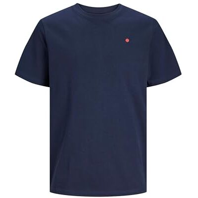 JACK & JONES RDDROAD Crew Neck Tee S/S NOOS, marinblå blazer, M JACK & JONES RDDROAD Crew Neck Tee S/S NOOS, marinblå blazer, M