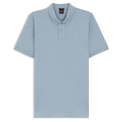 Boss Polo för män, Ljus/pastellblå 458, M Boss Polo för män, Ljus/pastellblå 458, M