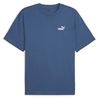 PUMA ESS avslappnad liten nr. 1 Logo Tee Dark Indigo PUMA ESS avslappnad liten nr. 1 Logo Tee Dark Indigo
