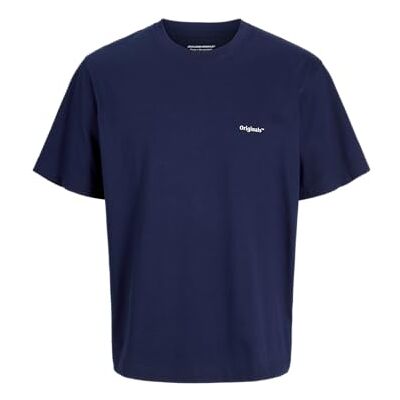 JACK & JONES Jorparos Easter Sketch Tee Ss Crew Neck, Ocean Cavern, XS JACK & JONES Jorparos Easter Sketch Tee Ss Crew Neck, Ocean Cavern, XS
