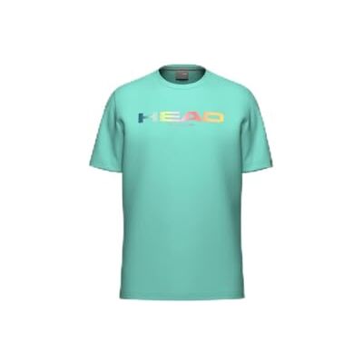HEAD Rainbow T-Shirt herr, turkos HEAD Rainbow T-Shirt herr, turkos