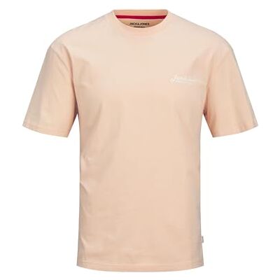 JACK & JONES Jjbeau Tee Ss Crew Neck, Persika parfait, M JACK & JONES Jjbeau Tee Ss Crew Neck, Persika parfait, M