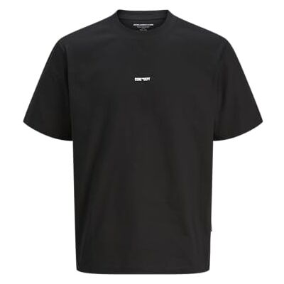 JACK & JONES Jcoconcrete Big Back Tee Ss Crew Neck, svart, M JACK & JONES Jcoconcrete Big Back Tee Ss Crew Neck, svart, M