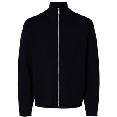 SELECTED MEN Slhttallrik Fn avslappnad dragkedja cardigan Noos, Sky Captain, XXL SELECTED MEN Slhttallrik Fn avslappnad dragkedja cardigan Noos, Sky Captain, XXL