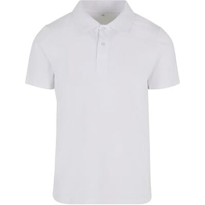 Urban Classics T-shirt för män, Sorona Polo Tee tillgänglig, storlekar S – 5XL, Vit, M Urban Classics T-shirt för män, Sorona Polo Tee tillgänglig, storlekar S – 5XL, Vit, M