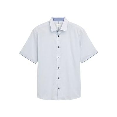 TOM TAILOR herrskjorta, 37933 – Ljusblå litet nummer design, XS TOM TAILOR herrskjorta, 37933 – Ljusblå litet nummer design, XS