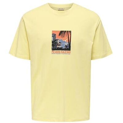 Only & Sons Onsbeane Rhaba Ss RLX Tee, Flan, XXL Only & Sons Onsbeane Rhaba Ss RLX Tee, Flan, XXL