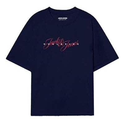 JACK & JONES Jorinwood Tee Ss Crew Neck FST, Ocean Cavern, M JACK & JONES Jorinwood Tee Ss Crew Neck FST, Ocean Cavern, M
