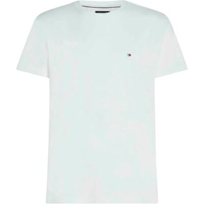 Tommy Hilfiger Essential REG FIT Solid TEE MW0MW37267, S/S t-shirt, vit, M, Vit (vit), M Tommy Hilfiger Essential REG FIT Solid TEE MW0MW37267, S/S t-shirt, vit, M, Vit (vit), M