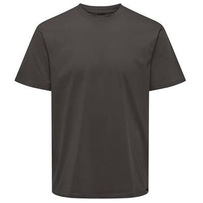 Only & Sons Onsmax Life Ss Stitch Tee Noos, Mulch, XXL Only & Sons Onsmax Life Ss Stitch Tee Noos, Mulch, XXL