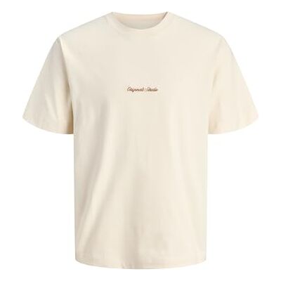 JACK & JONES Jornorrebro Emb Tee Ss Crew Neck Pls – Plus Size, Antik vit, 3XL JACK & JONES Jornorrebro Emb Tee Ss Crew Neck Pls – Plus Size, Antik vit, 3XL