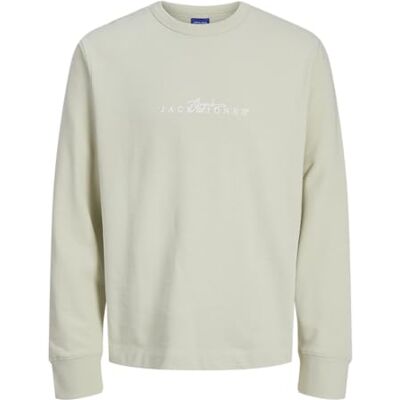JACK & JONES Jorvarenna Sweat rak crew, Celadon Tint, XS JACK & JONES Jorvarenna Sweat rak crew, Celadon Tint, XS
