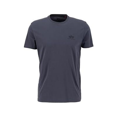 Alpha Industries Backprint T-tröja för män, Greyblack/Black, XL Alpha Industries Backprint T-tröja för män, Greyblack/Black, XL