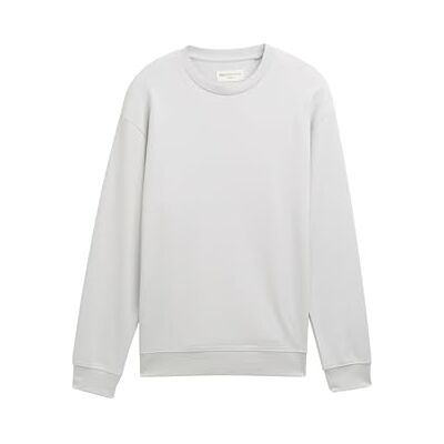 TOM TAILOR Denim herr sweatshirt, 15277 – kritgrå, M TOM TAILOR Denim herr sweatshirt, 15277 – kritgrå, M
