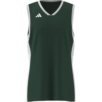 adidas herr Mens Pulse Speed Bball Jersey Shirt, team dark green/white, M Tall adidas herr Mens Pulse Speed Bball Jersey Shirt, team dark green/white, M Tall