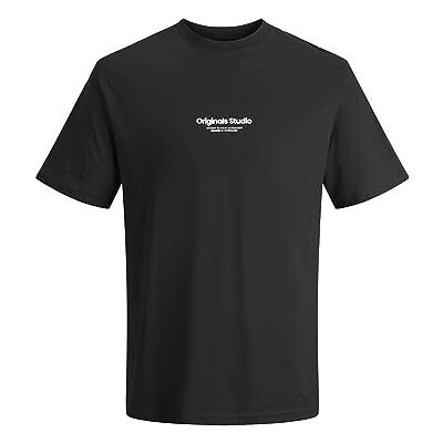 JACK & JONES Jorvesterbro Tee Ss Crew Neck Noos pikétröja, svart, M JACK & JONES Jorvesterbro Tee Ss Crew Neck Noos pikétröja, svart, M