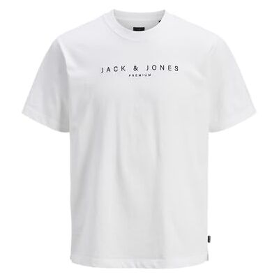 JACK & JONES Jprblajayson Ss Tee, Ljus vit, M JACK & JONES Jprblajayson Ss Tee, Ljus vit, M