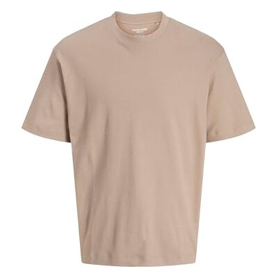 JACK & JONES Jjeurban Edge Tee Ss O-Neck Noos, mocha meringue, L JACK & JONES Jjeurban Edge Tee Ss O-Neck Noos, mocha meringue, L