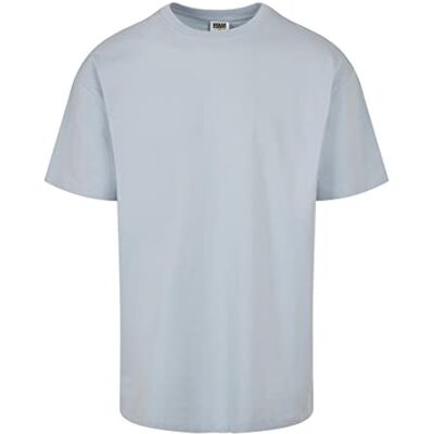 Urban Classics Ekologisk basic T-shirt för män, sommar blå, L Urban Classics Ekologisk basic T-shirt för män, sommar blå, L