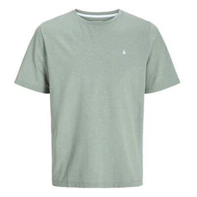 JACK&JONES PLUS JJEPAULOS Tee SS Crew Neck NOOS PLS, Iceberg grön/detalj: melerad, 5XL JACK&JONES PLUS JJEPAULOS Tee SS Crew Neck NOOS PLS, Iceberg grön/detalj: melerad, 5XL
