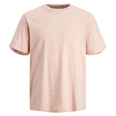 JACK & JONES Jprbluarki Ss Tee Crew Neck Noos, Persika parfait, S JACK & JONES Jprbluarki Ss Tee Crew Neck Noos, Persika parfait, S