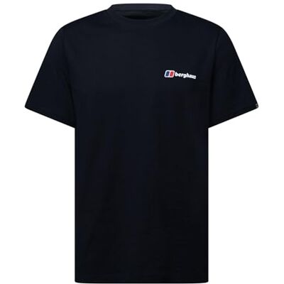Berghaus herr fram & bak t-shirt, svart/svart, L Berghaus herr fram & bak t-shirt, svart/svart, L