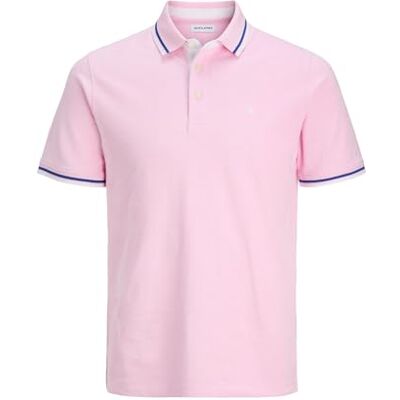 JACK & JONES Jjepaulos Polo Ss Noos, Prisma rosa, L JACK & JONES Jjepaulos Polo Ss Noos, Prisma rosa, L