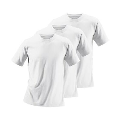 Baur Tröja med rund hals (3 stycken) "bomull tillverkad i Africa" tröja med rund hals i 3-pack, Vit, M Baur Tröja med rund hals (3 stycken) "bomull tillverkad i Africa" tröja med rund hals i 3-pack, Vit, M