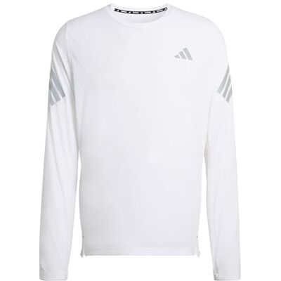 adidas herr Adi365 Running Iconic Long Sleeve Shirt, white, S adidas herr Adi365 Running Iconic Long Sleeve Shirt, white, S