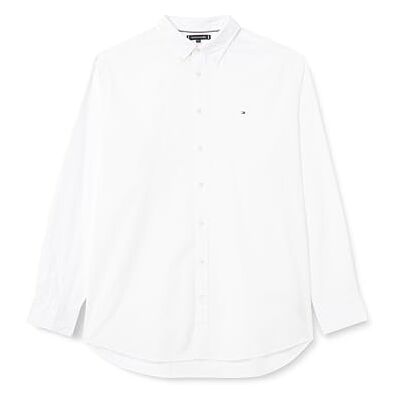 Tommy Hilfiger herr BT-FLEX POPLIN SOLID RF SHIRT-B MW0MW39900 S/S skjorta, vit, XXL, Vit (vit), XXL Tommy Hilfiger herr BT-FLEX POPLIN SOLID RF SHIRT-B MW0MW39900 S/S skjorta, vit, XXL, Vit (vit), XXL
