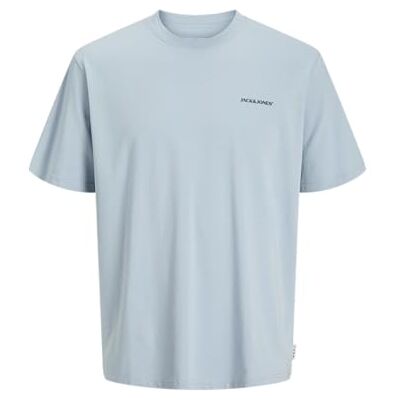 JACK & JONES Herr Jcopacer Back Print Tee Ss Crew Neck, Subdued Blue, L JACK & JONES Herr Jcopacer Back Print Tee Ss Crew Neck, Subdued Blue, L