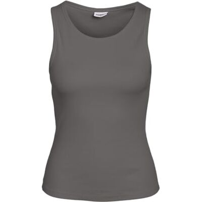 NOISY MAY Nmmaya S/L regular tanktopp Noos, Kolgrå, S NOISY MAY Nmmaya S/L regular tanktopp Noos, Kolgrå, S